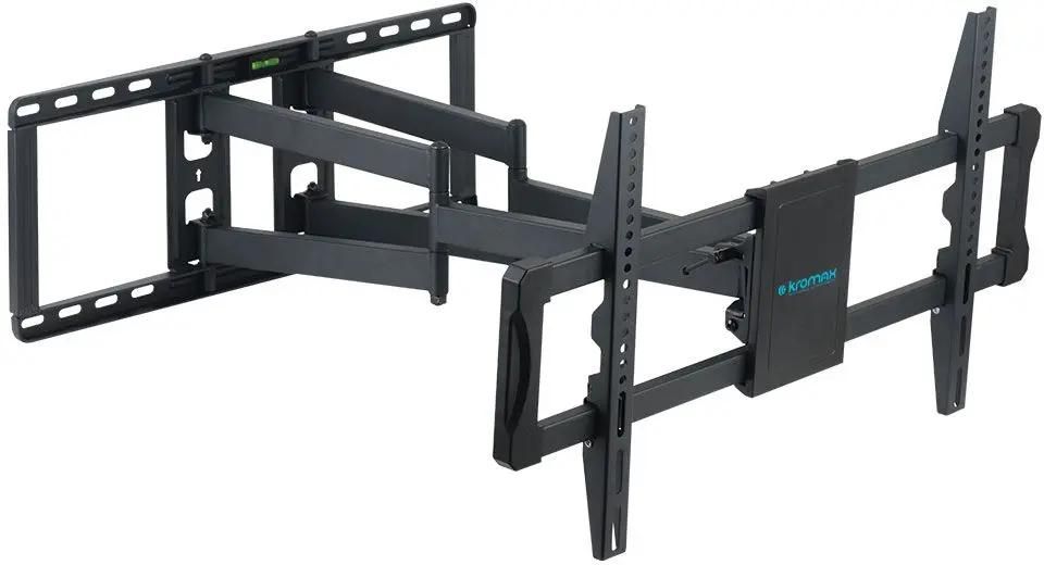 Кронштейн для телевизора Kromax ATLANTIS-70, 32-75", настенный, поворотно-выдвижной и наклонный,  черный [20253]